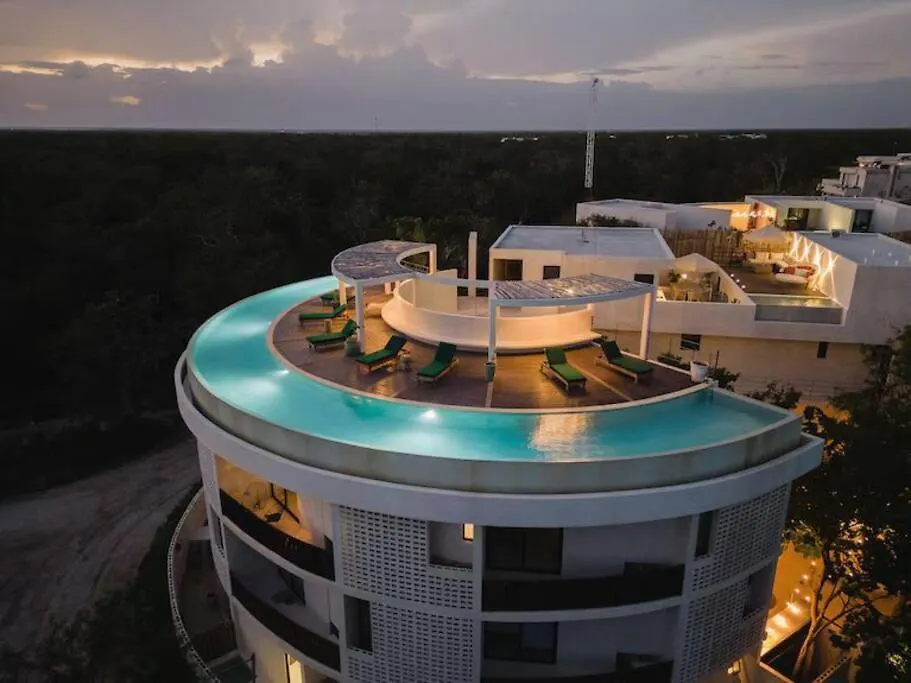Luxury In Tulum L Huge Private Rooftop With Pool